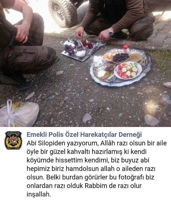 Terör operasyonlarında güvenlik güçlerine halk desteği