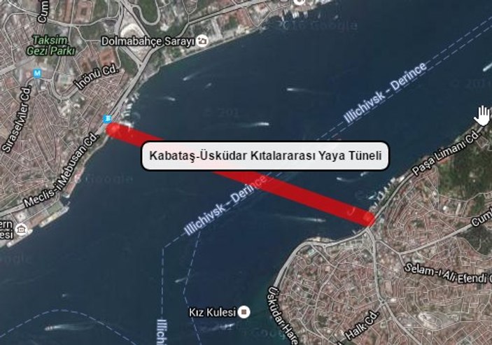 Boğaz'a deniz altından yaya yolu yapılacak