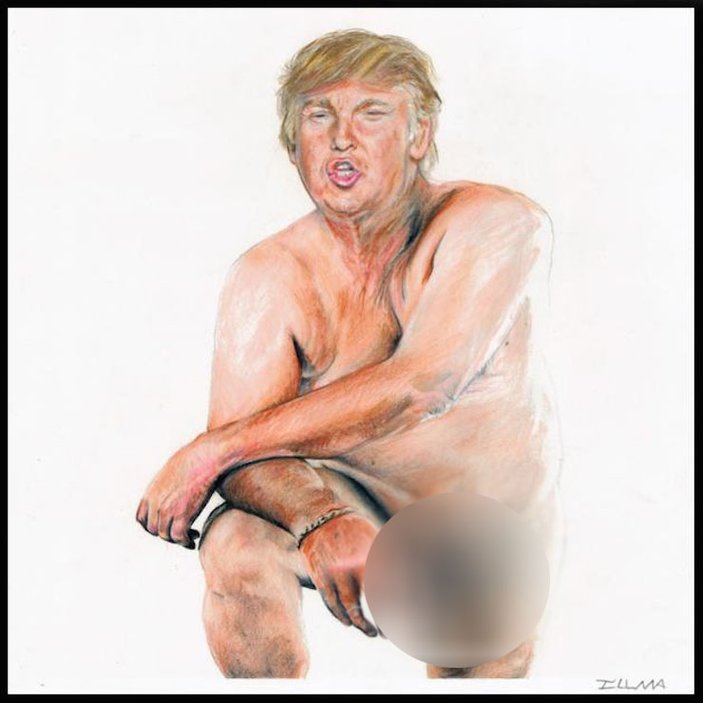Trump’ı küçük penisli çizen ressam ölümle tehdit ediliyor