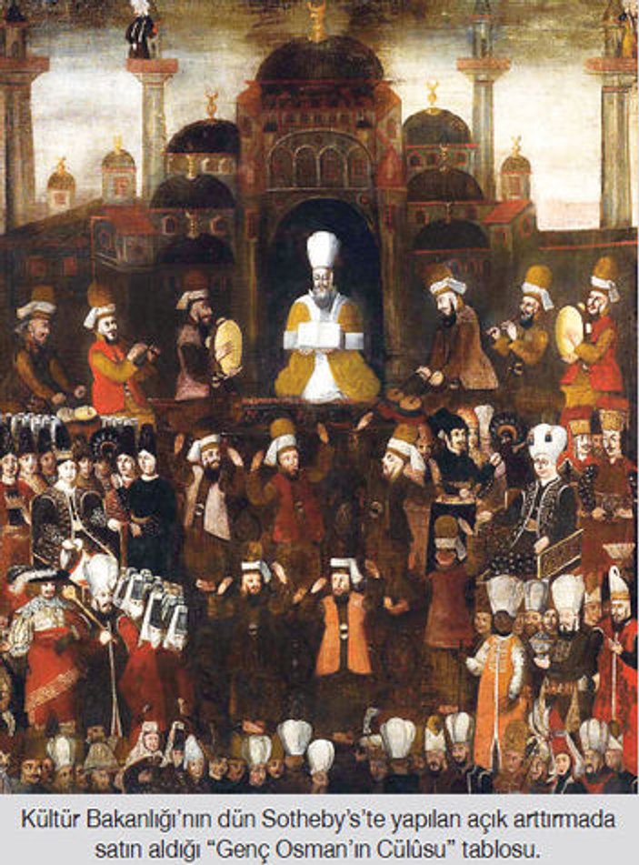 Bakanlık 'Genç Osman’ın Cülusu' tablosunu satın aldı