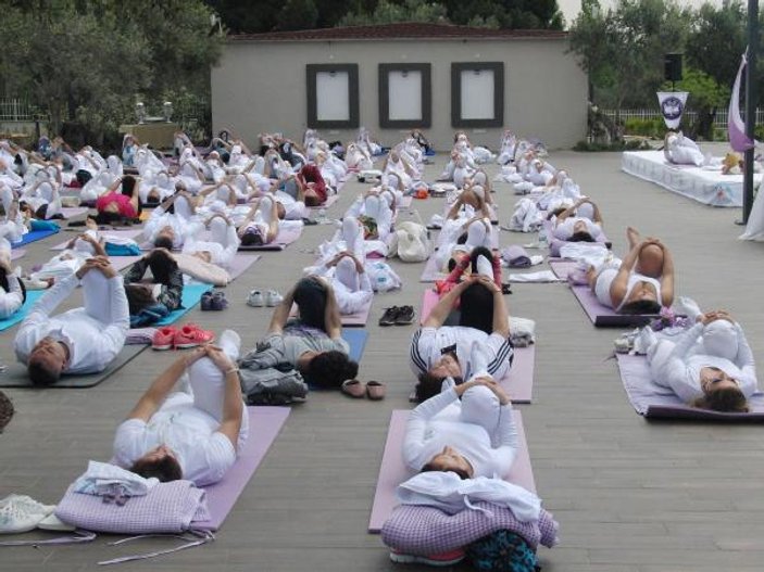 Kazdağları'nda yoga festivali