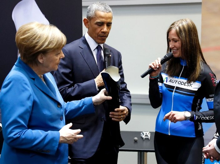 Obama ve Merkel birlikte fuar açtı