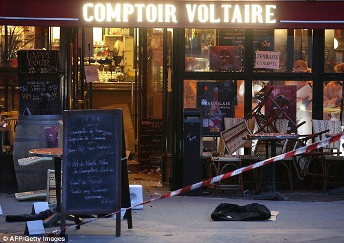 Paris bombacısı Abdeslam'ın kendini patlattığı an