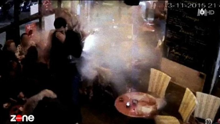 Paris bombacısı Abdeslam'ın kendini patlattığı an