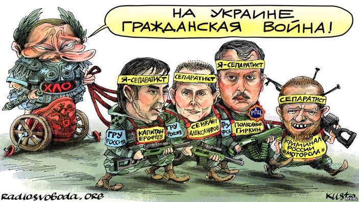 Putin'in eleştirildiği 65 karikatür