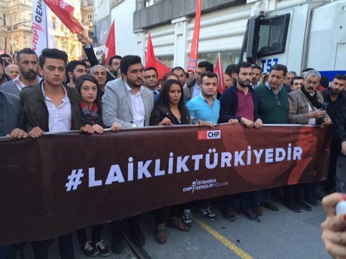 CHP'den Taksim'de laiklik eylemi