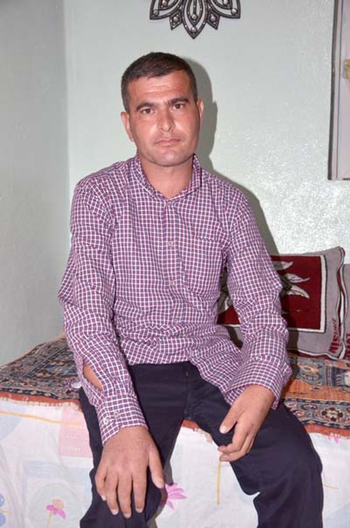 Çift kol nakli yapılan Mustafa Sağır evine döndü