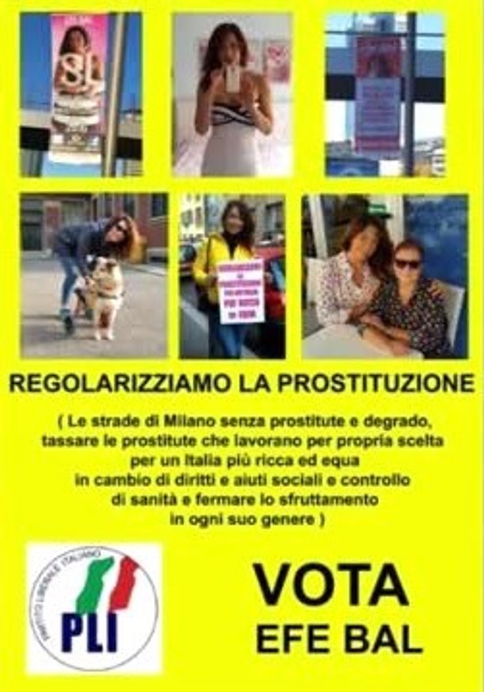 Travesti Efe Bal İtalya'da yerel seçimlere aday oldu