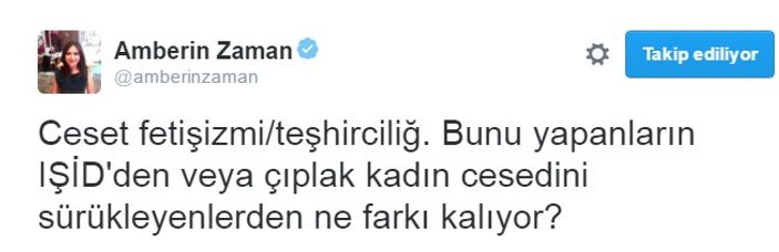 PKK'ya fetişist diyen Amberin Zaman linç ediliyor