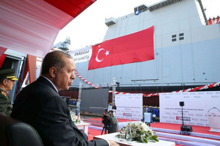 Erdoğan amfibi hücum gemisinin bitiş tarihini öne çekti