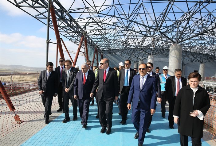 Cumhurbaşkanı Erdoğan bakanlarla teftiş yaptı