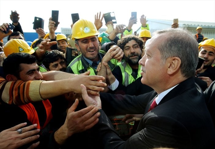 Cumhurbaşkanı Erdoğan bakanlarla teftiş yaptı