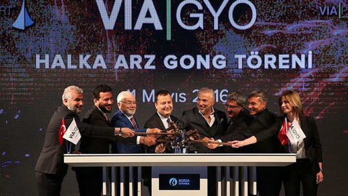 Borsa'da gong VIA GYO için çaldı