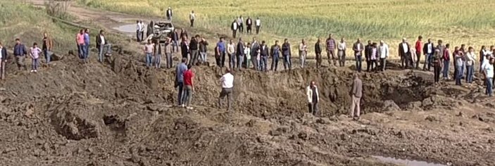 Diyarbakır'daki patlamadan sonra 5 metrelik çukur oluştu