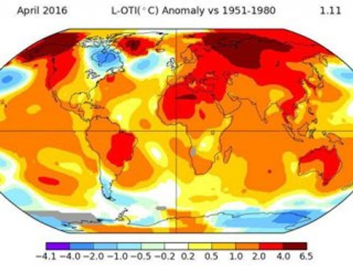 NASA'ya göre en sıcak yıl 2016 olacak
