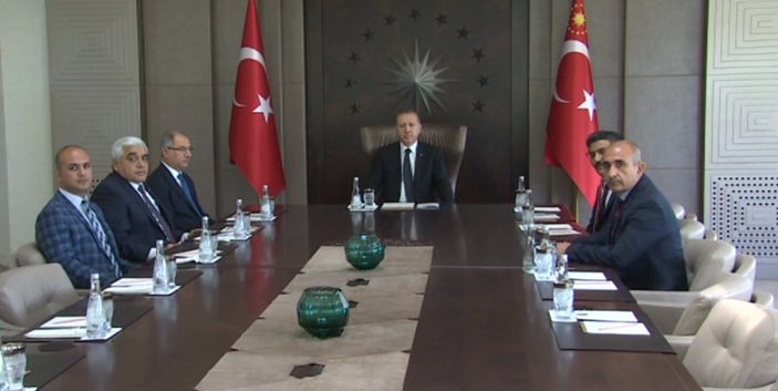 Cumhurbaşkanı Erdoğan Kilis Valisi’ni kabul etti