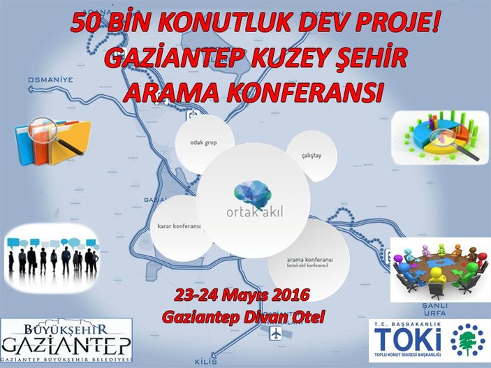 TOKİ Gaziantep'te arama konferansı düzenliyor