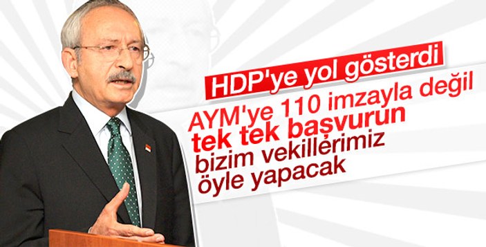 HDP'liler AYM'ye bireysel başvuruda bulunacak