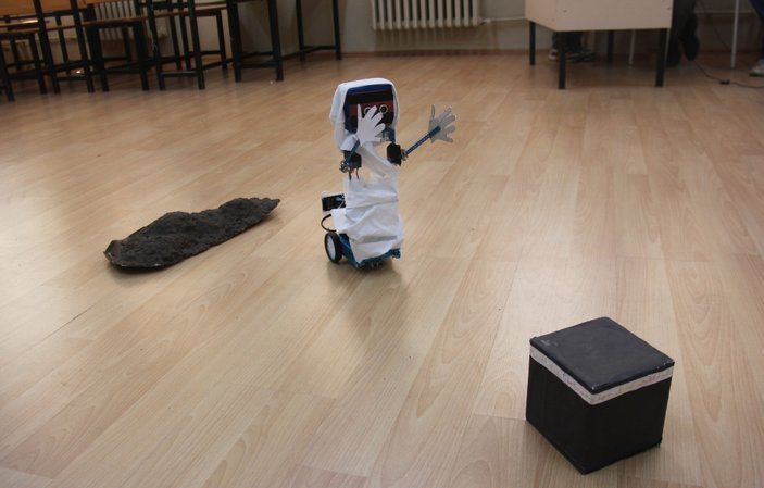 Bingöllü öğrenciler Hacı robot yaptı