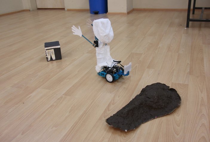 Bingöllü öğrenciler Hacı robot yaptı