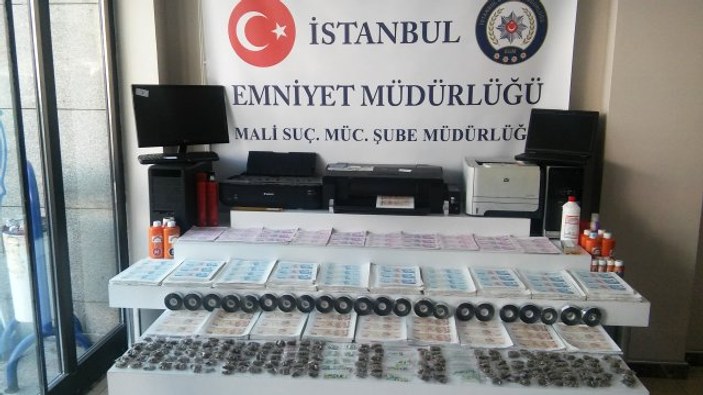 İstanbul'da 20 milyon liralık sahte para operasyonu
