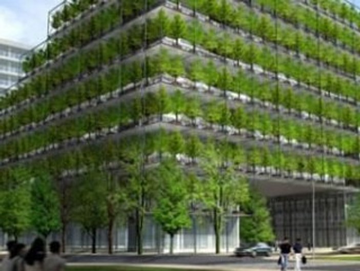yeşil bina