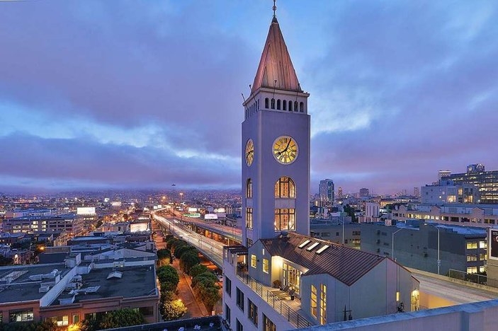 San Francisco'daki saat kulesine lüks ev inşa edildi