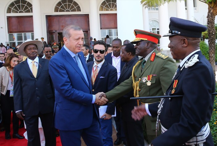 Cumhurbaşkanı Erdoğan Uganda'da