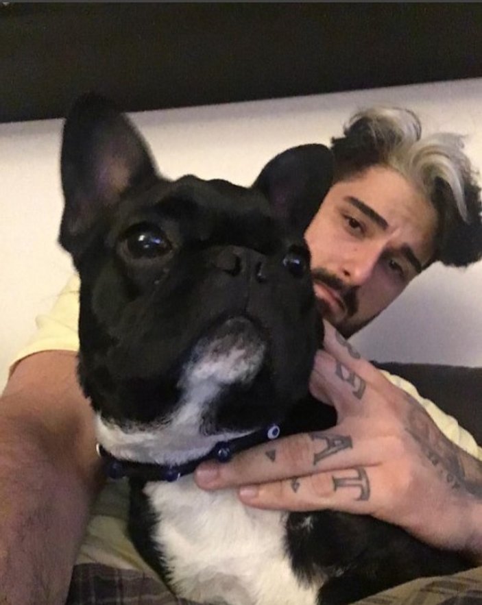 İdo Tatlıses köpeği Osman’la selfie çekti
