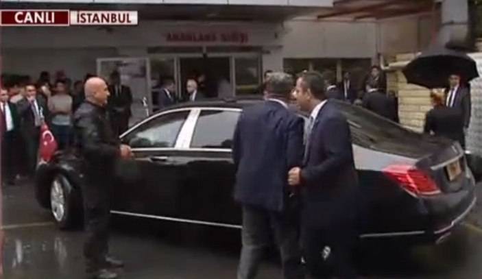 Erdoğan Haseki Hastanesi'ne gitti