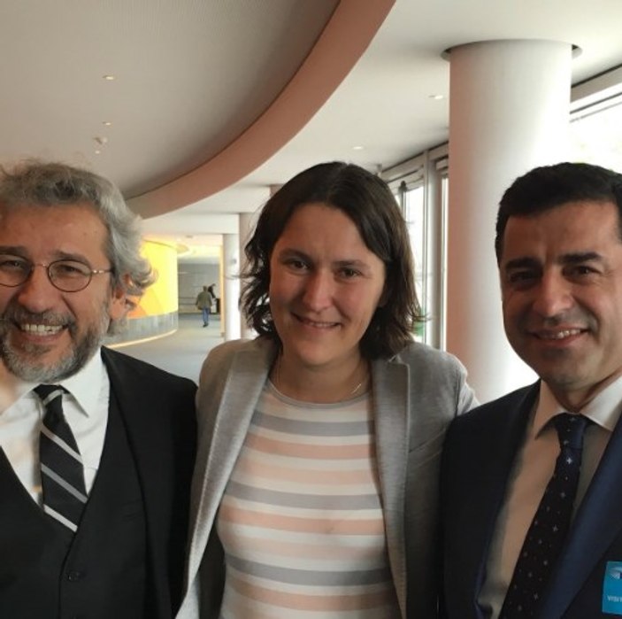 Can Dündar, Kati Piri ve Selahattin Demirtaş bir arada