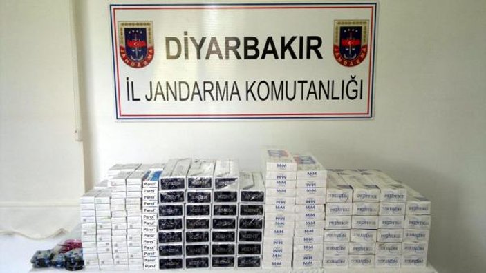 Diyarbakır'da 20 bin paket kaçak sigara ele geçirildi