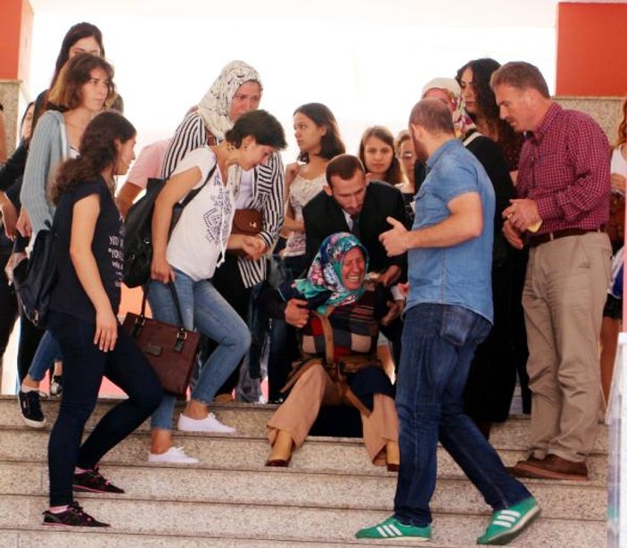 Kızı öldürülen anne adliyede fenalık geçirdi