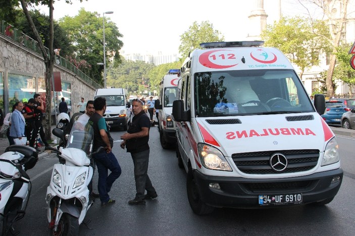 Beyoğlu'nda trafik kazası