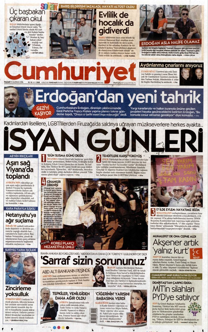 Cumhuriyet ve Birgün iç savaş mı istiyor