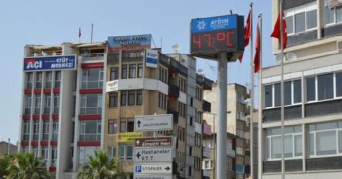 Aydın'da sıcaklık rekor kırdı