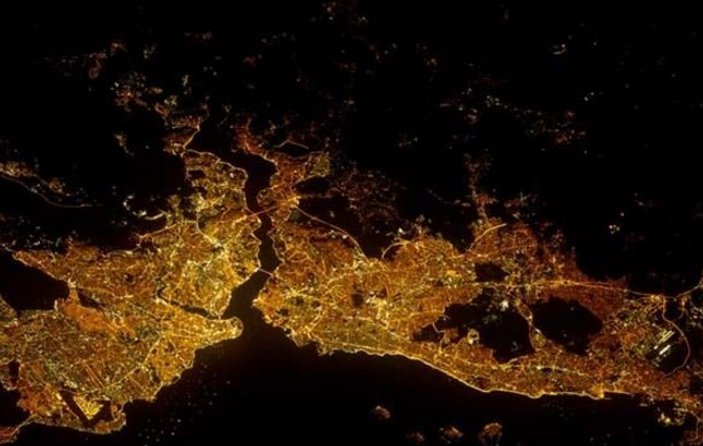 Uzaydan çekilen İstanbul fotoğrafları
