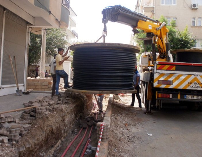 Diyarbakır’da elektrik hatları yeraltına alınacak