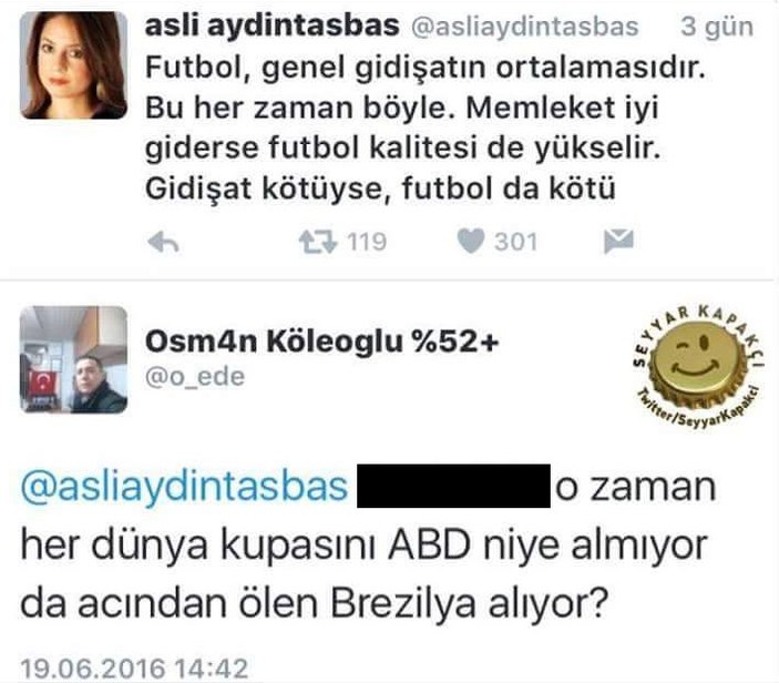 Aslı Aydıntaşbaş'a süper cevap