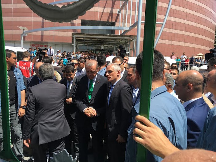 Erdoğan Ali Karaalioğlu'nun cenaze törenine katıldı