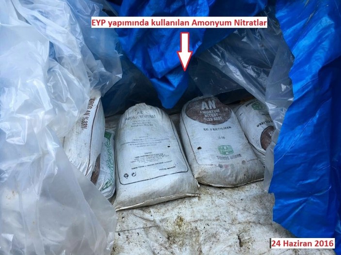 Diyarbakır’da 9 ton amonyum nitrat ele geçirildi