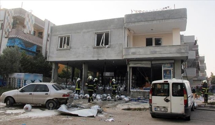 Adana'da tüpgaz deposunda patlama: 2 yaralı