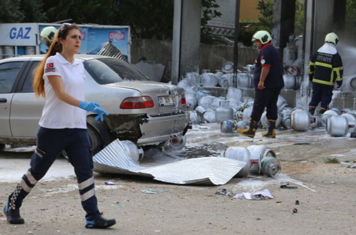 Adana'da tüpgaz patlaması