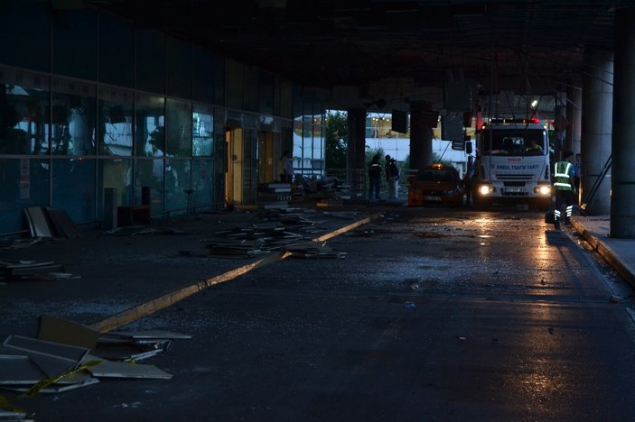 Patlamanın Atatürk Havalimanı'na verdiği zarar