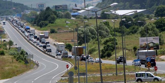 Bolu Dağı'nda bayram tatili yoğunluğu