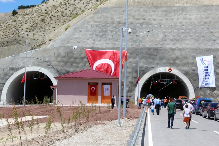 Çebiş Tüneli ulaşıma açıldı