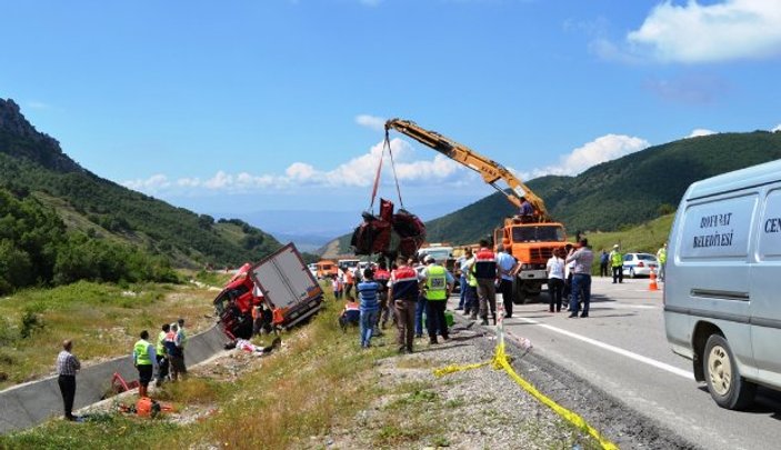 Sinop'ta katliam gibi kaza: 5 ölü