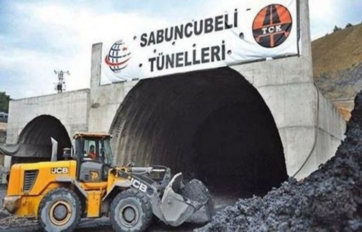 Sabuncubeli Tüneli'nin yüzde 59'u tamamlandı