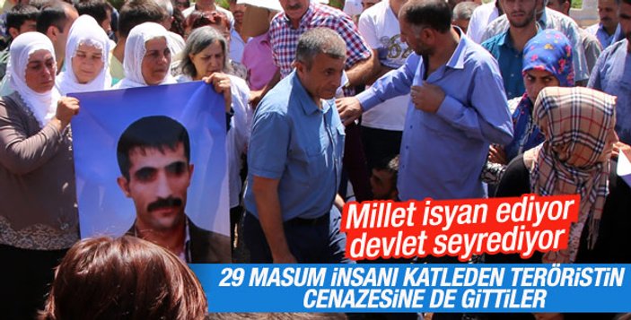 HDP'li vekiller Ağrı'da terörist cenazesinde