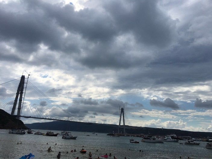 İstanbul'da 3. Köprü manzaralı deniz keyfi